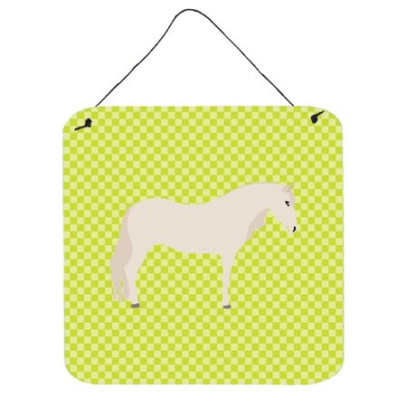 MICASA Paso Fino Horse Green Wall or Door Hanging Prints6 x 6 in. MI229743